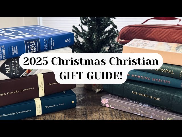 2025 Christmas Christian Gift Guide! Bibles, Bible Study Resources, Journaling lovers, so much more!
