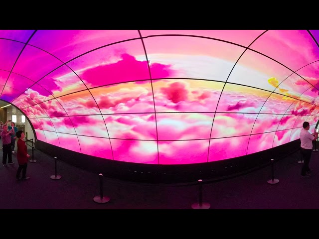 OLED Tunnel 3D - 360 Video GoPro 4K HD