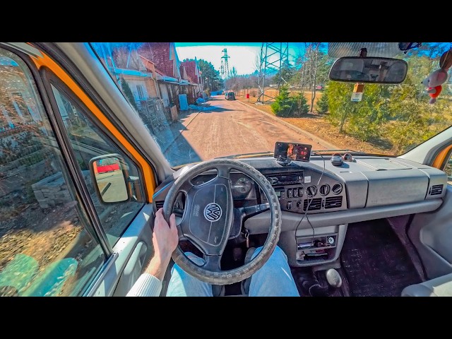 Old VW LT Van with 700k km Still Runs? 2.5 TDI (Chip ~135 hp) POV Drive