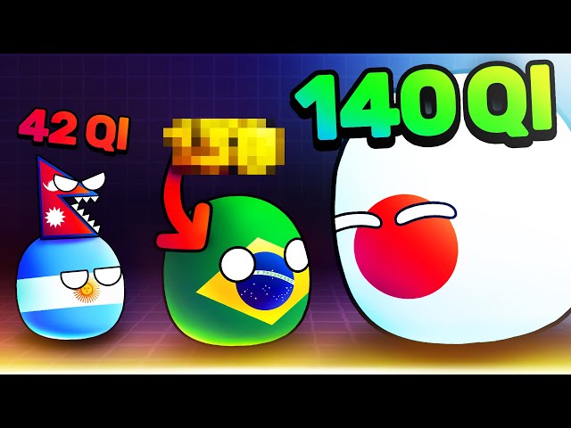 SMARTEST COUNTRIES IN THE WORLD [IQ] - CountryBalls