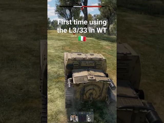 Getting my first kill with the L3/33 in Warthunder