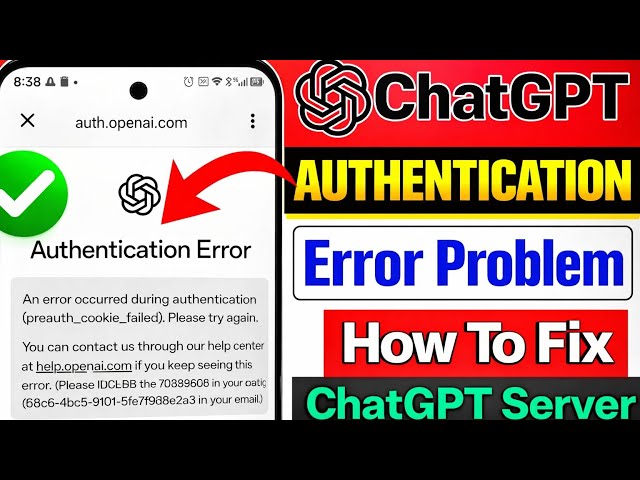 Chatgpt Authentication Error Problem | Chatgpt login problem | fix Authentication error chatgpt