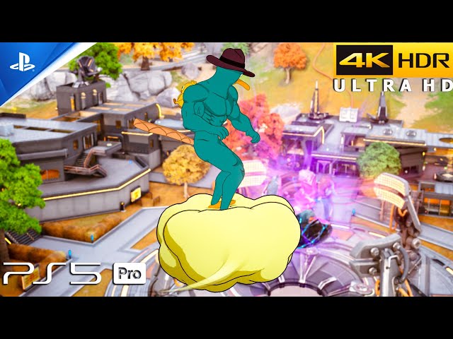 Fortnite (PS5 Pro) 4K 120FPS HDR Gameplay | Skin Buff Perry (Phineas and Ferb)