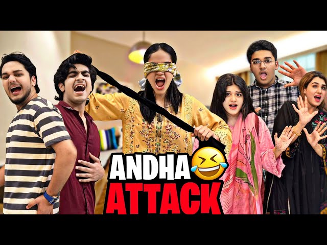 BLINDFOLD HITTING GAME CHALLENGE // MOST FUNNY VIDEO OF THE YEAR // RAFAY RONAY LAG GYA