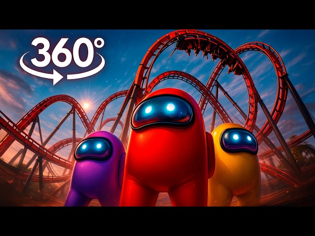 Among Us Roller Coaster - 360° VR Video