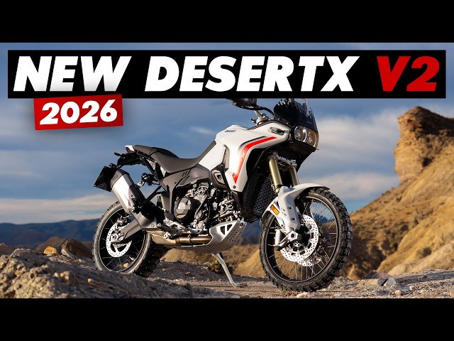 New 2026 Ducati DesertX V2 Announced: 9 Things To Know!