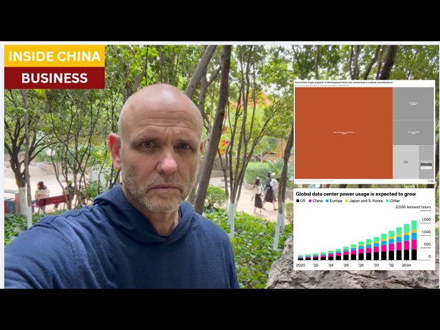 Investor alert:  AI data centers turning to China for gas turbines, power