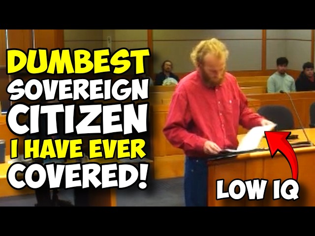 The DUMBEST Sovereign Citizen In Court I've Covered Yet!!! Pro Se FAIL!!!