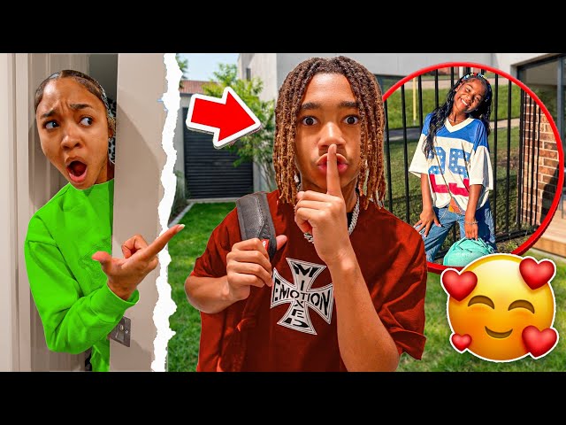 I SNUCK OUT TO GO SEE MY CRUSH😱🥰 **BUSTED**