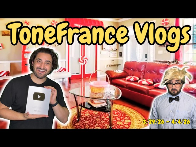 Filming a Mystery Video & Opening my Play Button! | ToneFrance Vlogs | 3/29/26 - 4/4/26