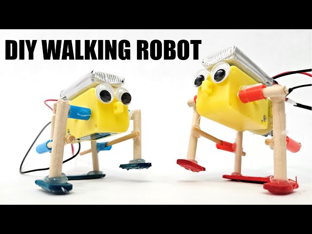 Build a Walking Robot with a Single Motor | Science Project