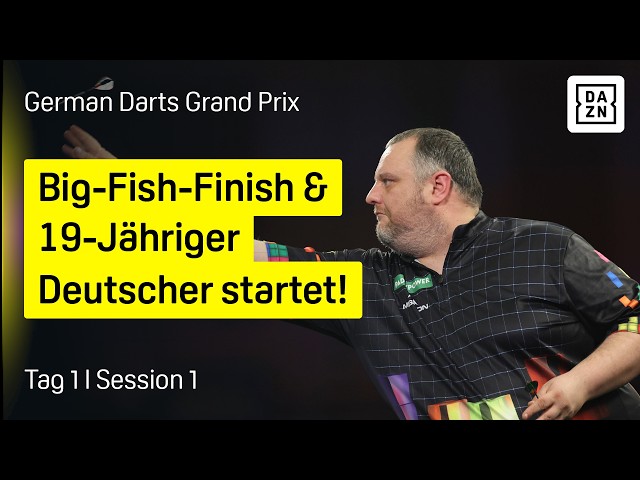 German Darts Grand Prix | Tag 1 - Session 1 | DAZN Highlights