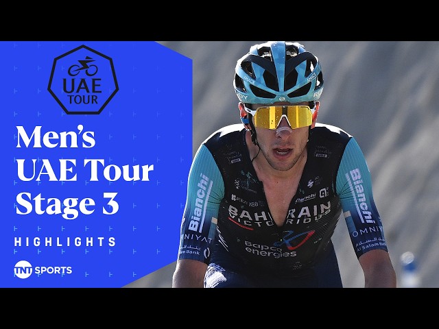 WHAT A WIN! 💪 | Men's UAE Tour Stage 3 Race Highlights | TNT Sports Cycling