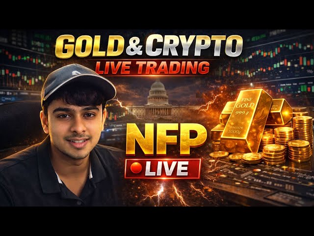 NFP LIVE | Forex and Crypto Live Market Analysis |  #ForexLive #Bitcoin #GOLD