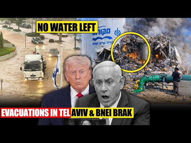 Trump’s speech BACKFIRES as Iran’s strike triggers flooding…Israel's water facilities gone  - OPTM