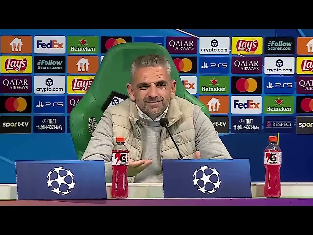 Eliminatória com Arsenal "em aberto" e a conversa com Gyökeres: o que disse Rui Borges