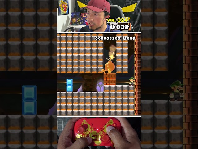 I've NEVER seen this before!! #supermariomaker2 #mariomaker2