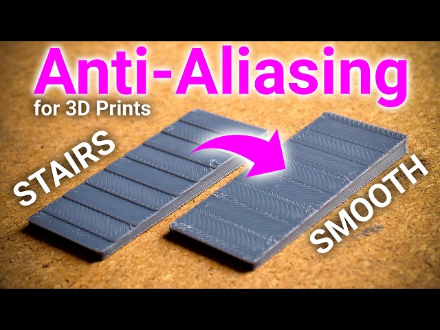 Anti-Aliasing for FDM 3D Printing Is Finally Here (Micro-Non-Planar Printing)