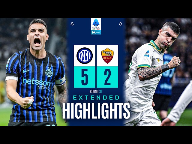 INTER-ROMA 5-2 | EXTENDED HIGHLIGHTS | SERIE A 2025/26