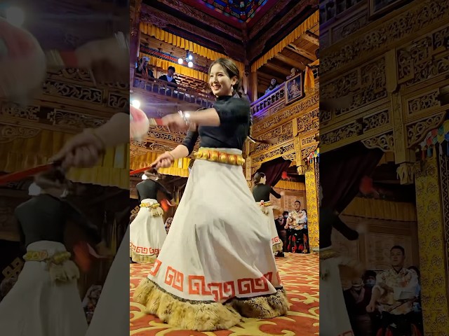 Tibetan girl dance #tibet #tibetan #travel #tibettours #dancer #Shangri-La