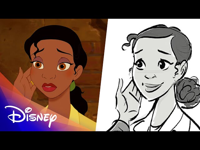 Princess and the Frog Side by Side | Disney