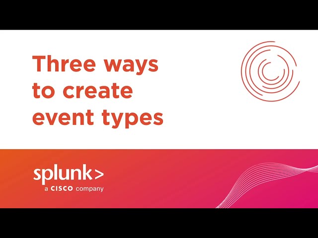 3 WAYS to create an event type