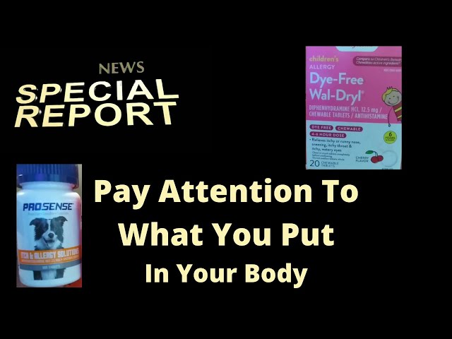 Pay Attention To What You Put In Your Body