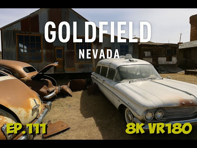 Ep.111 Nevada – Discovering Goldfield’s Desert Ghost Machines 8K VR180 3D Travel