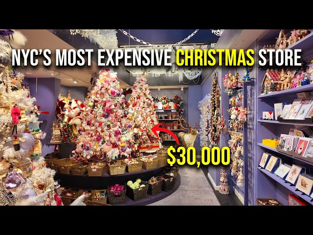 NYC’s Most EXPENSIVE Christmas Store Walkthrough Bergdorf Goodman Christmas Decor 2025 NYC Christmas