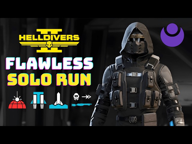 Helldivers 2: Flawless Solo Run - No Damage Taken / No Alarms / Full Map Clear / Max Difficulty