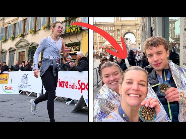 How I Accidentally Ran a Marathon in Florence with my kids. 