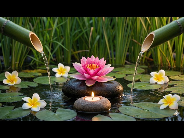 Zen Garden Echoes  Relaxing Water & Bamboo Flute for Deep Sleep