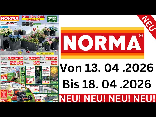 NORMA Prospekte Angebote Werbung Gültig von 13.04.2026