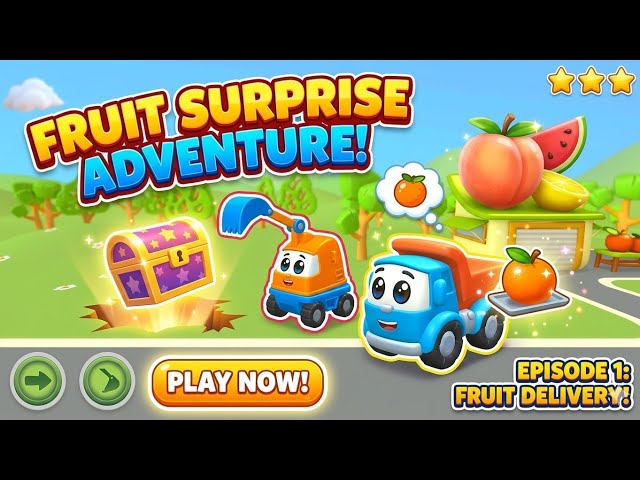 "Leo the Truck" character and toy car gameplay for kids, game #multiplayer #viral #video #trending 