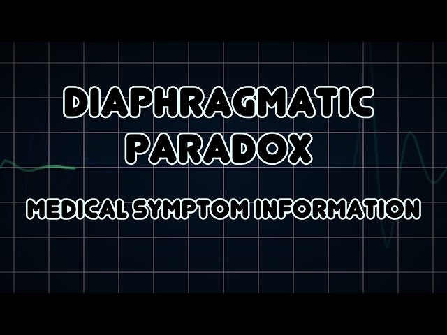 Diaphragmatic paradox (Medical Symptom)