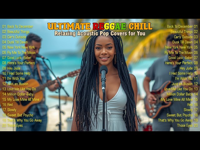 Sunset Strums: Iconic Radio Hits Reborn with Acoustic Reggae Vibe