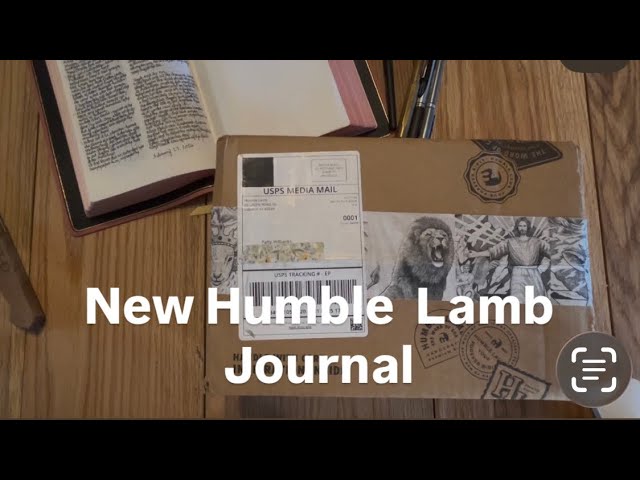 New Humble Lamb Journal unboxing and review : scripture writing 