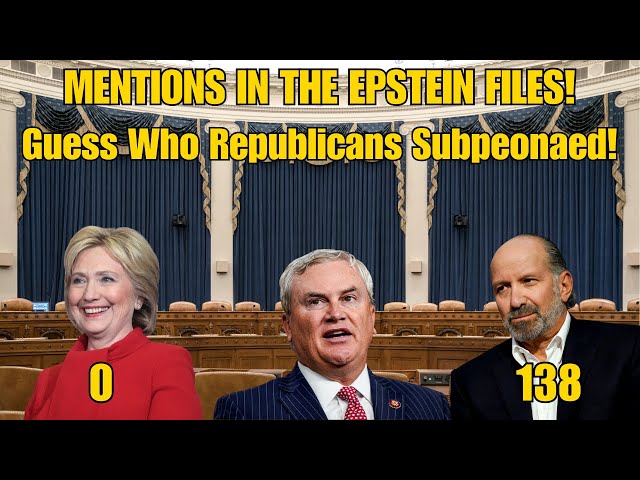 Coffee With Texas Paul!  Comer Subpoenas Hillary Even Though She Isn't In The Files!