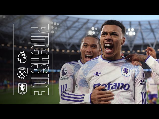 Rogers WORLDIE wins it at West Ham 😮‍💨 | PITCHSIDE