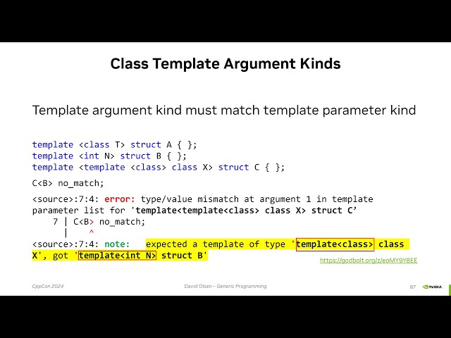 Back to Basics: Generic Programming in C++ - David Olsen - CppCon 2024