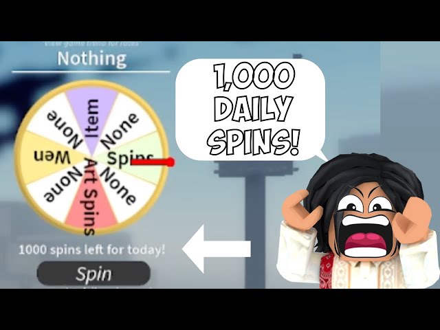 Spinning 1000 Daily Spins in Project Slayers
