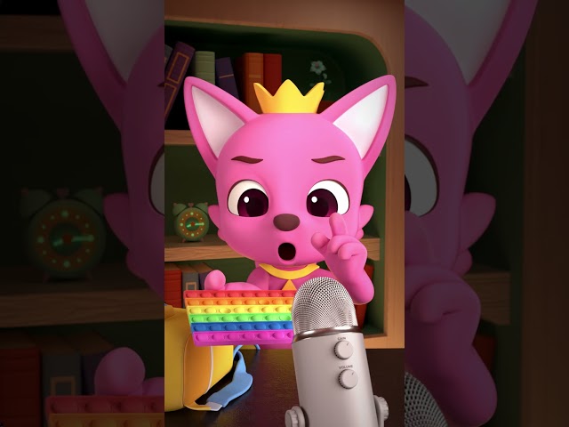 What's in pinkfong's bag? #asmr #popit