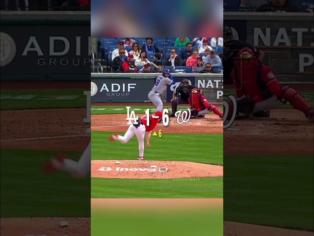 Dodgers HUGE 5-RUN comeback win 🔥🧹 #mlb #baseball #dodgers