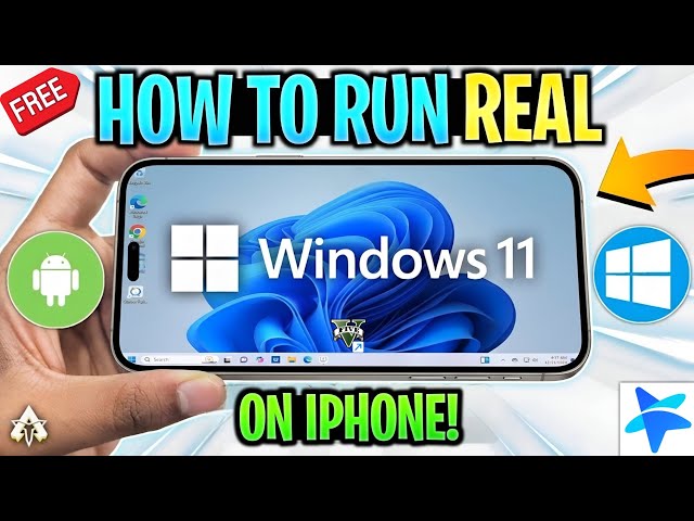 HOW TO RUN WINDOWS 11 ON IOS IN 2026 (REAL) PLAY PC GAMES ON YOUR IPHONE/ANDROID! STARDESK