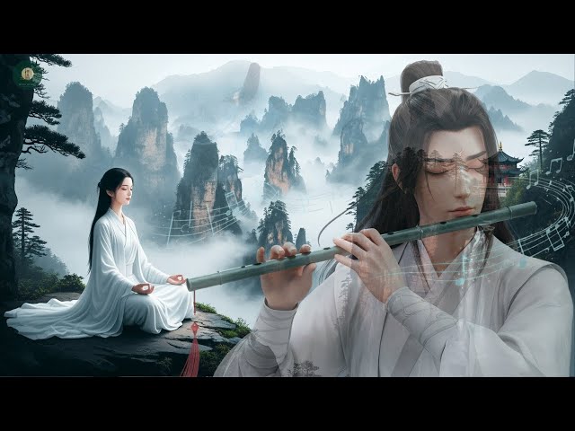 Chinese Zen Music: Bamboo flute, Erhu & Guzheng | Soothing Music @MoonlitMelodies-68s