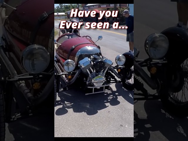 Rare 2012 Morgan V-Twin 3-Wheeler Spotted in the Wild!  #automobile #classiccars