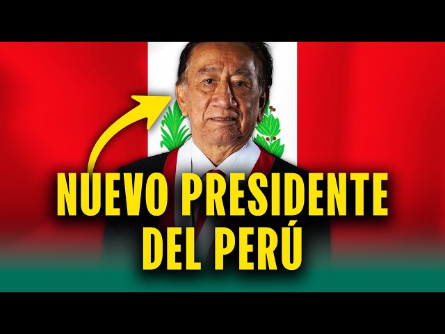 JOSÉ MARÍA BALCÁZAR ES EL NUEVO PRESIDENTE DEL PERÚ