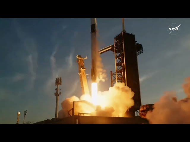 NASA's SpaceX Crew-10 Launches to ISS, Falcon 9 Booster Lands in Florida