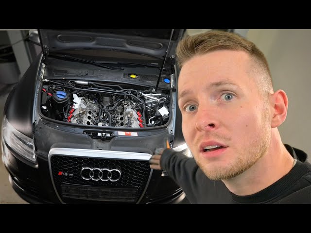 Troubleshooting the V10 Biturbo of the cheapest Audi RS6 - can I save the engine?