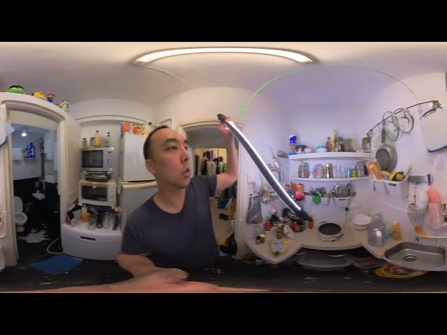Cooking Instant noodles Chinese style [360 Video] Insta360 X3 Camera Test